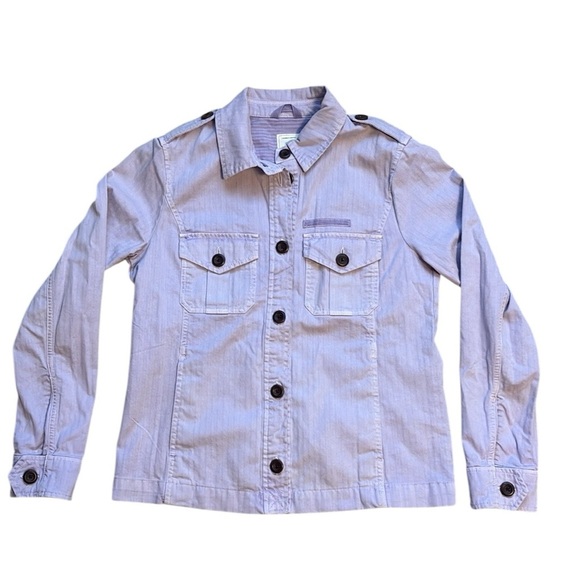 GAP Women's Light Purple Utility Jacket Size S - Picture 5 of 6